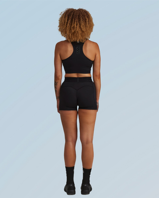 PERFORMANCE EVOLUTION RUN BRA BLACK/WHITE CIRCUIT