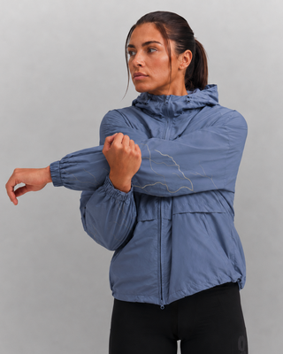 PERFORMANCE WINDBREAKER POLAR BLUE
