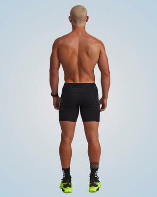 PERFORMANCE EVOLUTION HALF TIGHTS 7" BLACK/GREEN CIRCUIT