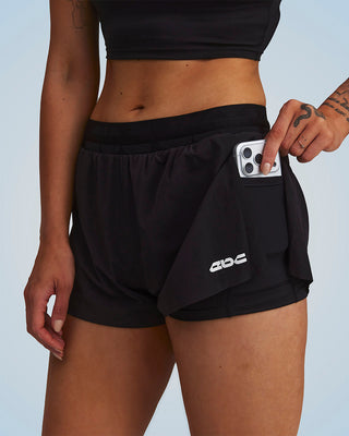 PERFORMANCE EVOLUTION 3" SHORT BLACK/WHITE