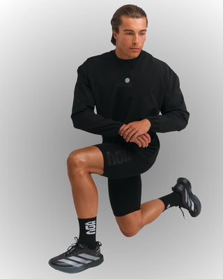 PERFORMANCE CORE LONG SLEEVE BLACKOUT
