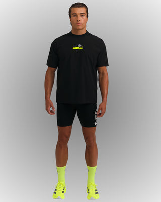 PERFORMANCE CORE T-SHIRT BLACK/NEON GREEN