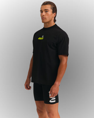 PERFORMANCE CORE T-SHIRT BLACK/NEON GREEN