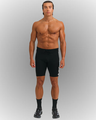 PERFORMANCE HALF TIGHT BLACK/WHITE
