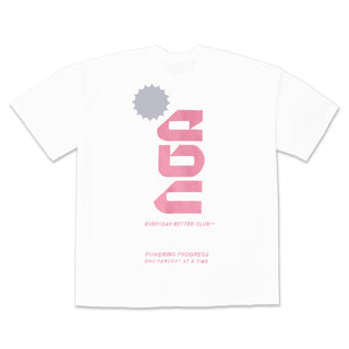 EBC PERFORMANCE T-SHIRT WHITE/PINK