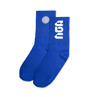 EBC PERFORMANCE CREW SOCKS ROYAL BLUE/WHITE