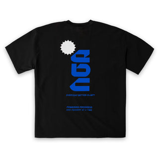 EBC PERFORMANCE T-SHIRT BLACK/ROYAL BLUE
