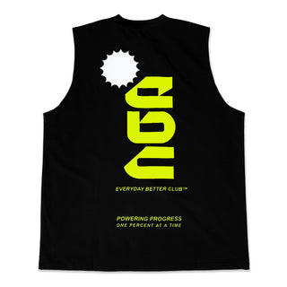 EBC PERFORMANCE TANK BLACK/NEON GREEN