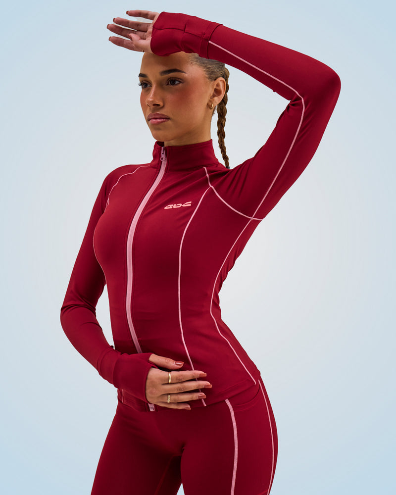 PERFORMANCE EVOLUTION SCULPT JACKET ROUGE