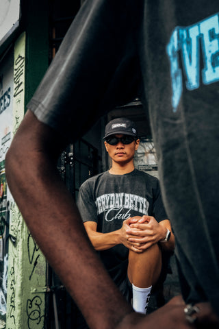 EBC "CLUB CLASSIC" SCRIPTED T-SHIRT OFF-WHITE