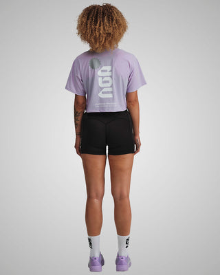 PERFORMANCE CORE CROPPED T-SHIRT LILAC