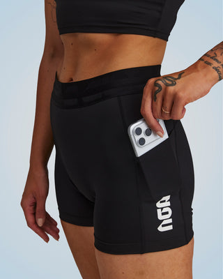 PERFORMANCE EVOLUTION 5" HALF TIGHT BLACK/WHITE