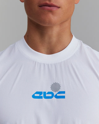 PERFORMANCE CORE TANK WHITE/ROYAL BLUE