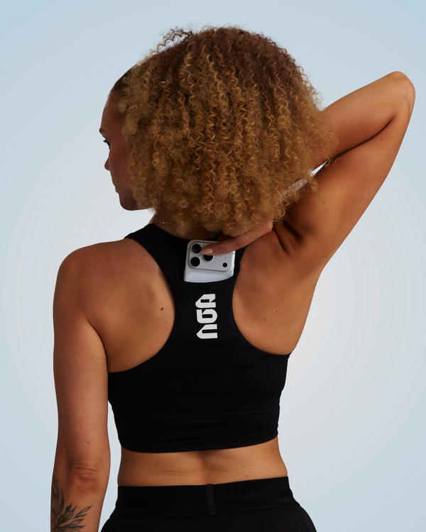 PERFORMANCE EVOLUTION RUN BRA BLACK/WHITE