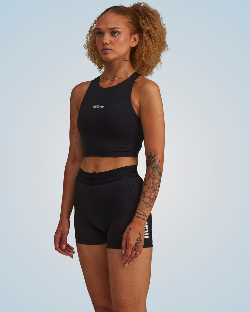 PERFORMANCE EVOLUTION RUN BRA BLACK/WHITE CIRCUIT