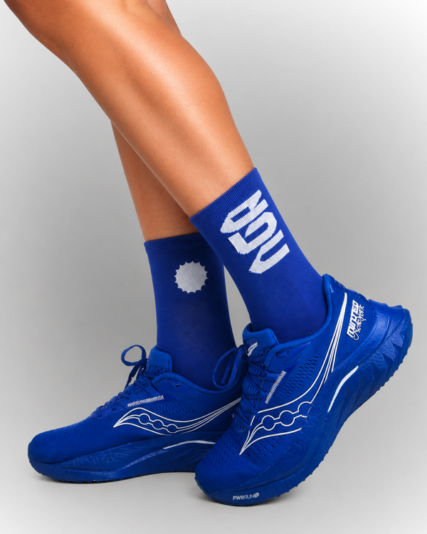 PERFORMANCE CREW SOCKS ROYAL BLUE/WHITE