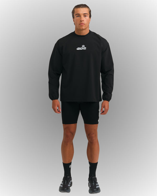PERFORMANCE CORE LONG SLEEVE BLACK/WHITE