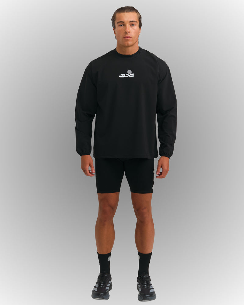 PERFORMANCE CORE LONG SLEEVE BLACK/WHITE