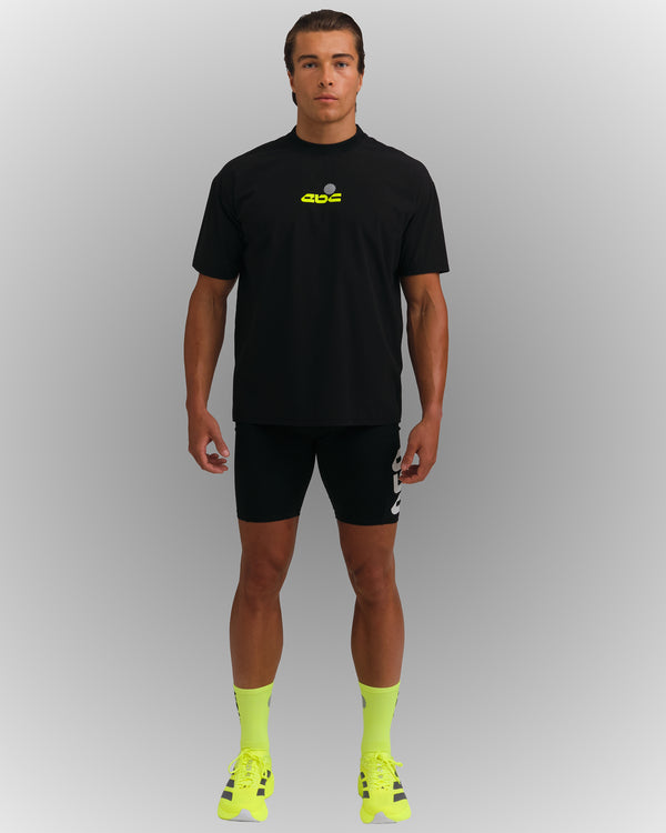 PERFORMANCE CORE T-SHIRT BLACK/NEON GREEN