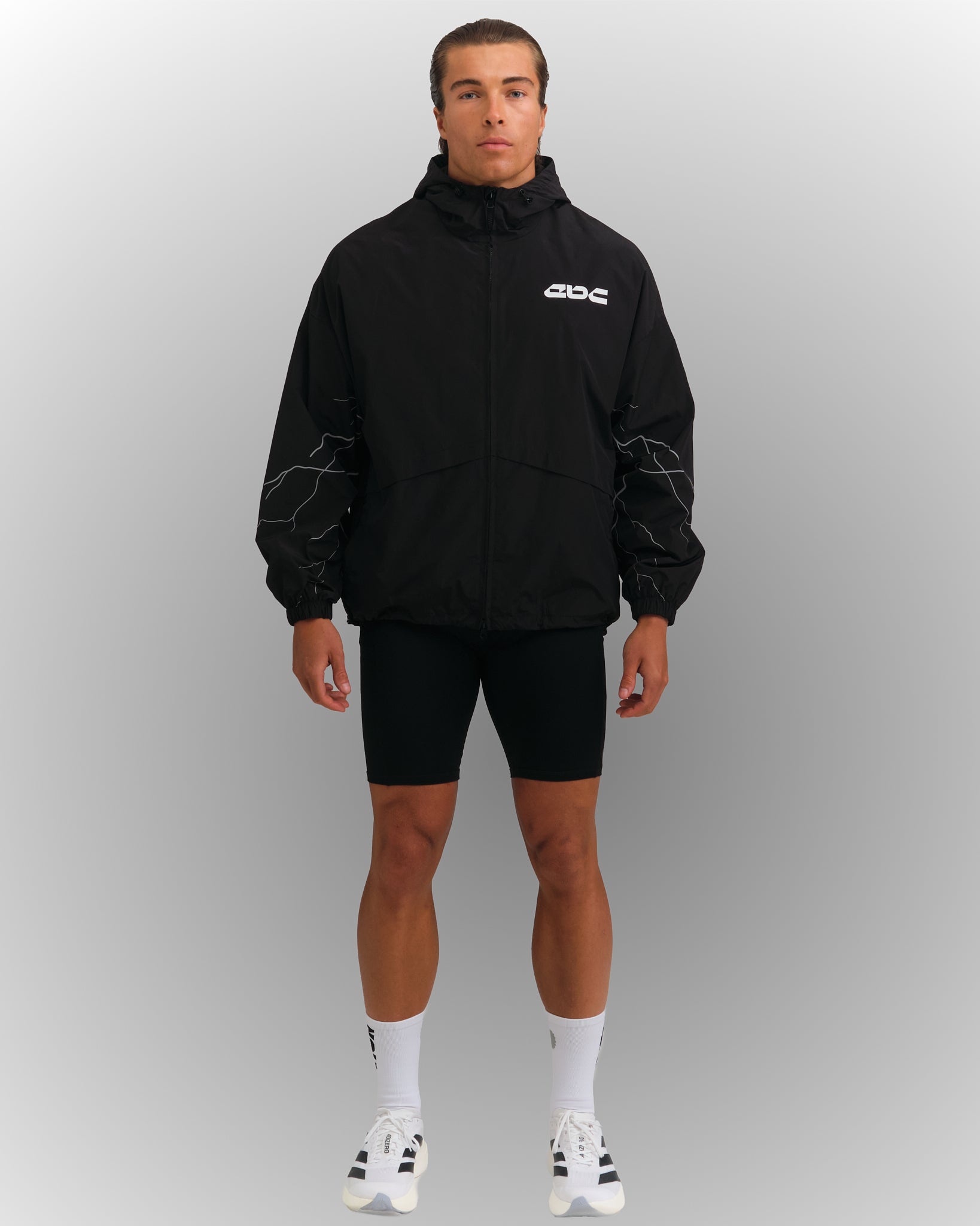 PERFORMANCE WINDBREAKER MIDNIGHT BLACK - Everyday Better Club