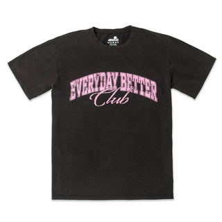 EBC "CLUB CLASSIC" SCRIPTED T-SHIRT PINK