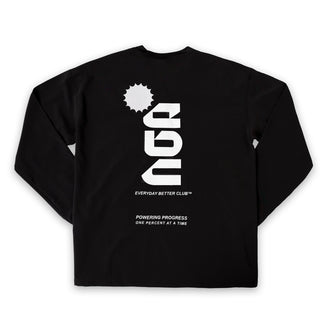 EBC PERFORMANCE LONG SLEEVE BLACK/WHITE