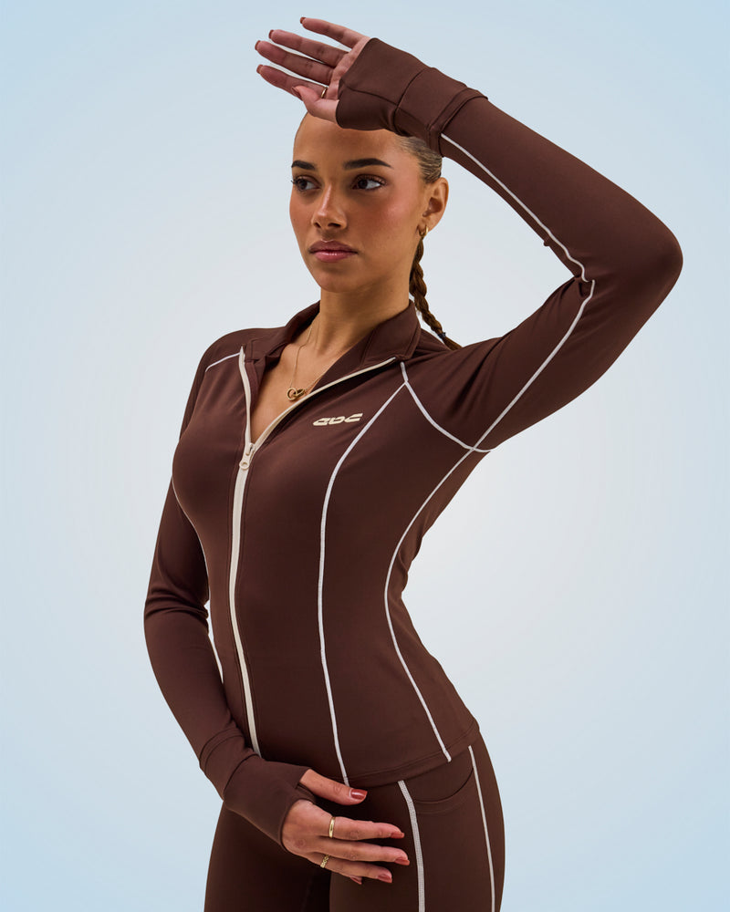 PERFORMANCE EVOLUTION SCULPT JACKET DUNE