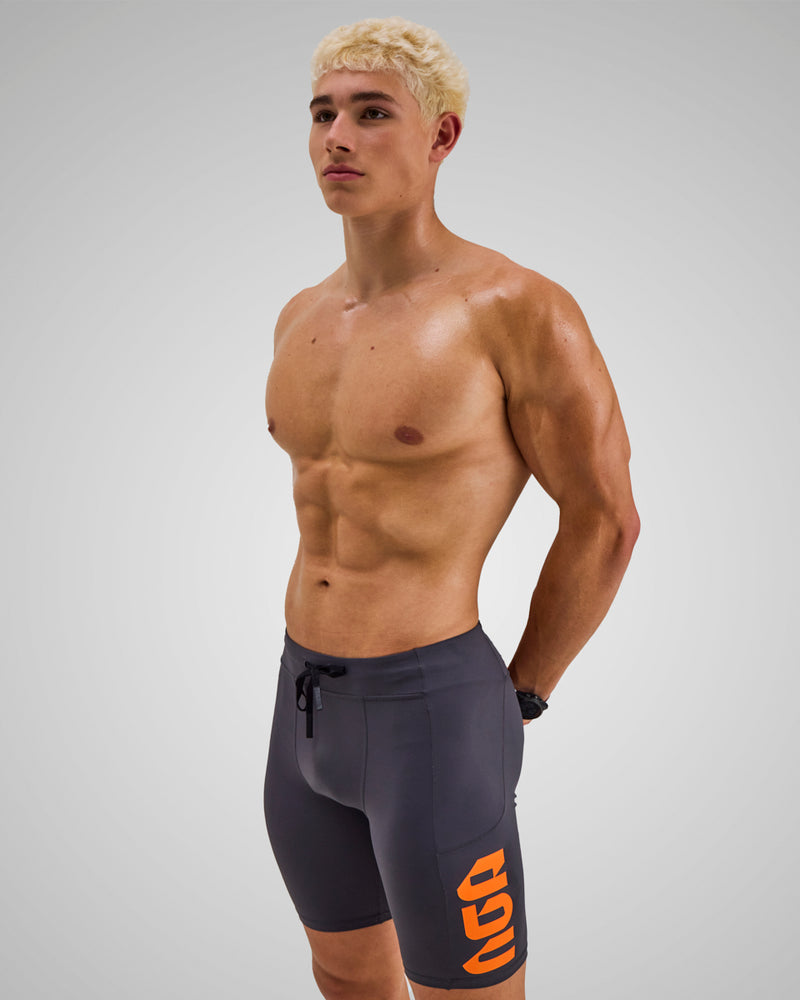 PERFORMANCE HALF TIGHT EMBER