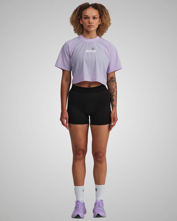 PERFORMANCE CORE CROPPED T-SHIRT LILAC